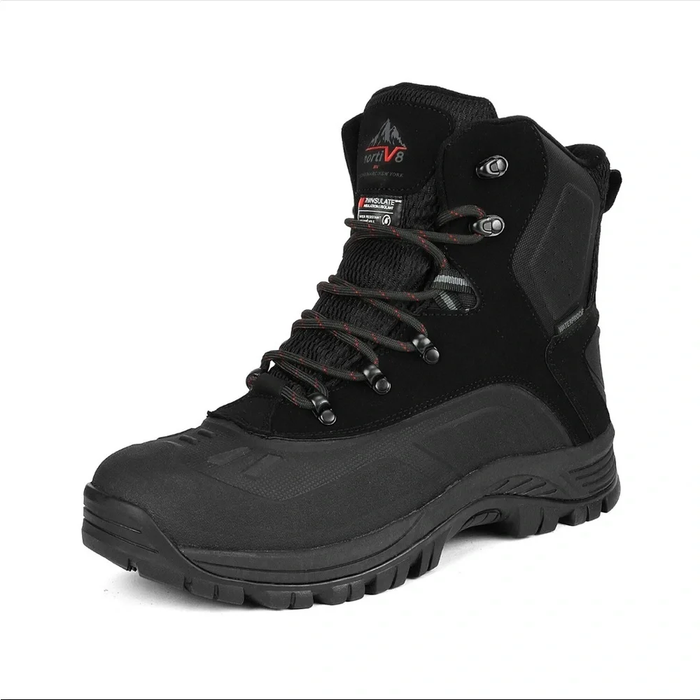 NORTIV8 Men's Insulated Waterproof Construction Rubber Sole Snow Ski Sz 14 NWOB